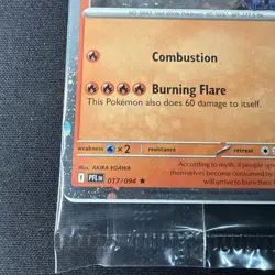Pokemon TCG Phantasmal Flames Reshiram Black Star Promo 017/094 SEALED - NM - Image 5