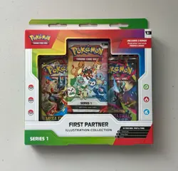 Pokemon TCG First Partner Illustration Collection Series 1 New Sealed - Image 1
