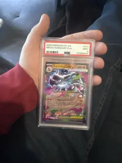 Pokemon Mega Charizard X ex 013/094 Phantasmal Flames Holo PSA 9 2025 - Image 3