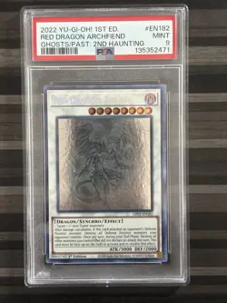 Yugioh | Red Dragon Archfiend | GFP2 | Ghost Rare | PSA 9 - Image 1