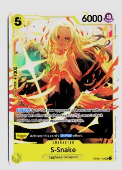 S-Snake OP08-112 Foil SR One Piece NM - Image 1