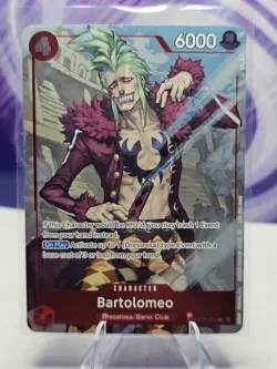 OP15-014 Bartolomeo Dash Pack Alt Art Adventure On Kami’s Island One Piece NM - Image 1