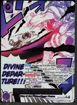 Divine Departure OP13-076 R Carrying On His Will One Piece TCG English - Image 1