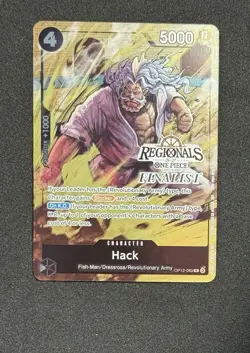 One Piece English OP12-089 Hack Offline Regional Finalist Promo - Image 2