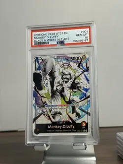 Monkey D. Luffy PSA 10 English One Piece ST21-001 Gear 5 2025 Alternate Art - Image 1