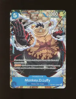 One Piece English OP11-058 Monkey D Luffy Treasure Rare Alternate Art - Image 1
