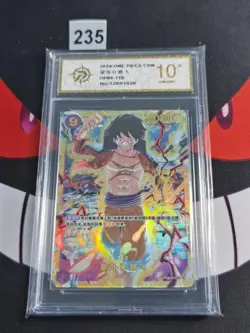 Monkey D. Luffy OP09-119 (Secret) Emperors in the New World ONE PIECE-P gold 10 - Image 1