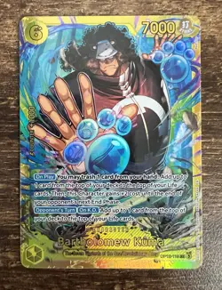One Piece TCG: Legacy Of The Master Batholomew Kuma OP12-119 SEC ENG Foil - Image 1