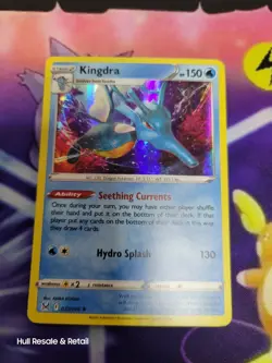 Kingdra Holo Rare - 037/196 - Lost Origin Pokemon Tcg Card 2022 Near Mint NM - Image 1