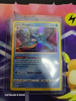 Kingdra Holo Rare - 037/196 - Lost Origin Pokemon Tcg Card 2022 Near Mint NM - Image 3