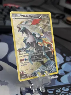 White Kyurem XY81 XY Promo Full Art Holo Pokemon Card - LP - Image 2