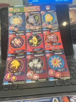 15 - SHEETS BURGER KING POKEMON UNCUT SHEETS CARDS NUMBERS 1- 20 ) (READ)LESS’#S - Image 4