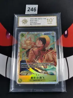 Monkey D. Luffy ST13-015 2nd Anniversary ONE PIECE Card Game Chinese-P gold 10 - Image 1