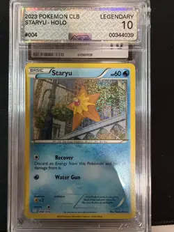 Staryu 004/034 Trading Card Game Classic Holo Graded 10 - Image 1
