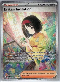 Erika's Invitation 203/165 SIR SV: Scarlet & Violet 151 - Pokemon Card - NM - Image 1