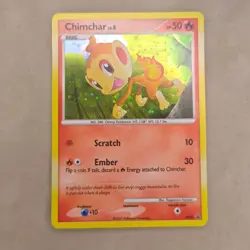 Chimchar DP02 Diamond and Pearl Promo Holo Card 2007 Pokemon LP Lightly Played - Image 1