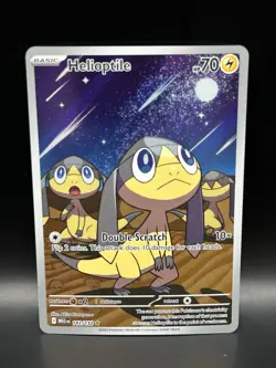 Helioptile 143/132 - Pokemon Mega Evolution Base Card - NM+ - Image 1