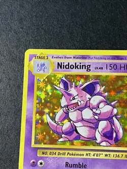 Pokemon Nidoking TCG Reverse Holo Rare Card 45/108 XY Evolutions 2016 NM #B - Image 3