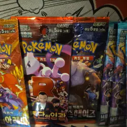 17 Pack Pokemon TCG Korean Booster Packs Variety Set Card Bundle Collection - Image 4