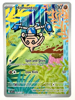 Hitmontop 240/217 Illustration Rare IR Holo Ascended Heroes Pokemon TCG Card - Image 1