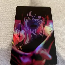 RARE! KPOP demon hunter x Mcdonalds Jinu Demon Card 2026 - Image 1