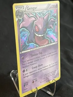 Pokemon XY Breakthrough Gengar Holo Rare Card 60/162 2015 MP Condition - Image 3