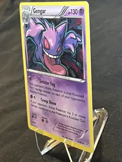 Pokemon XY Breakthrough Gengar Holo Rare Card 60/162 2015 MP Condition - Image 4