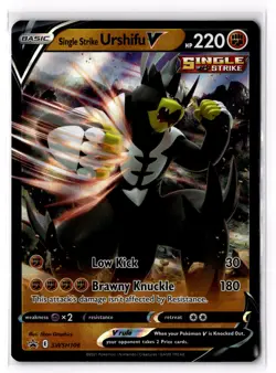 Single Strike Urshifu V SWSH106 SWSH: Sword & Shield Promo Cards Holofoil NM - Image 1