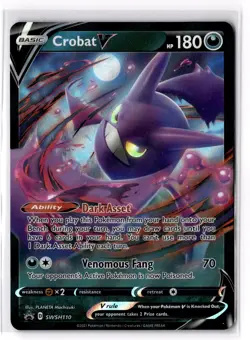 Crobat V SWSH110 SWSH: Sword & Shield Promo Cards NM - Image 1