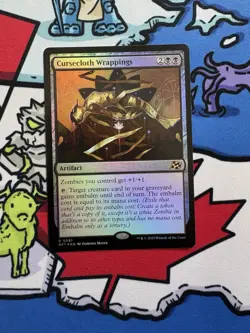 Cursecloth Wrappings x1 Mtg Foil Aetherdrift - Image 1