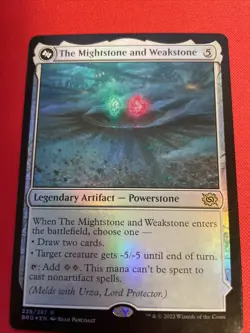MTG the Mightstone and Weakstone #228/287 Foil Rare the Brothers' War - Image 1
