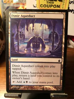 Dimir Aqueduct | Land | NM | English | MTG | Ravnica - Image 1