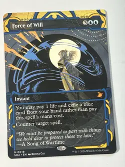 Force of Will #19 Strixhaven Mystical Archive NM MTG Non-Foil Counterspell Rare - Image 1
