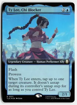 Ty Lee, Chi Blocker (Extended Art) #371 (Foil) NM Avatar: The Last Airbender - Image 1