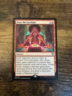 MTG Seize the Spotlight (179/396) Outlaws of Thunder Junction Commander NM - Image 1