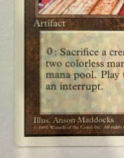 Ashnod's Altar - Common Chronicles (CHR) Magic the Gathering 1995 - NM - Image 2