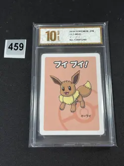 Pokemon GEM-MT Eevee 2019 Old Maid Japanese Grade 10 - Image 1