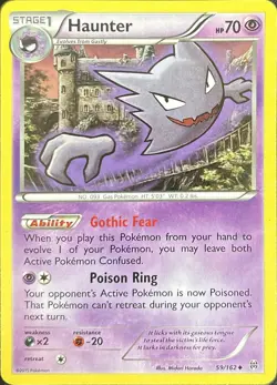 Haunter 59/162 Uncommon BREAKthrough Pokemon Lightly Played - Image 1