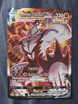 Single Strike Urshifu VMAX 168/163 Pokemon Battle Styles Alternate Art NM - Image 1