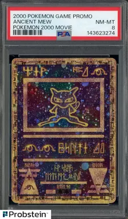 2000 Pokemon Game Promo 2000 Movie Ancient Mew PSA 8 NM-MT - Image 1