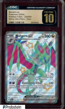 2024 Pokemon Paldean Fates Shiny Ultra Rare #220 Noivern ex CGC 10 PRISTINE - Image 1