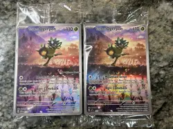 Pokemon Teal Mask Ogerpon 123 - SEALED Pokemon Center ETB Promo & Regular Promo - Image 1