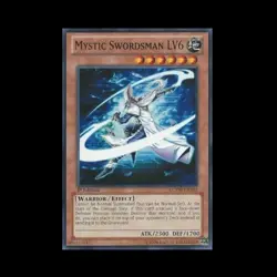 Yu-Gi-Oh! Mystic Swordsman Card LV6 1st Edition Common LCYW-EN202 - Image 1