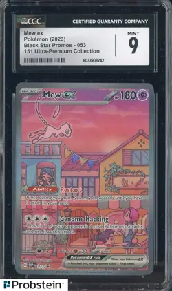 2023 Pokemon BSP 151 Ultra Premium Collection #053 Mew ex CGC 9 MINT - Image 1
