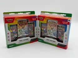 Lot of (2) Pokemon TCG First Partner Illustration Collection Series 1 Boxes NEW - Image 1