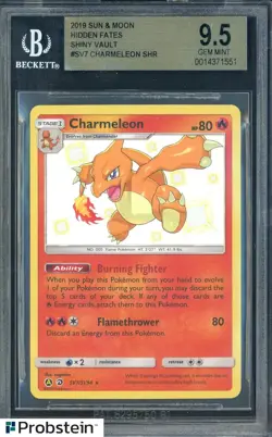 2019 Pokemon S & M Shiny Vault #SV7 Charmeleon SHR BGS 9.5 GEM MINT - Image 1