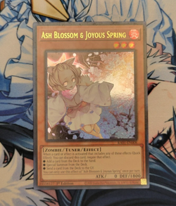 Yugioh Ash Blossom & Joyous Spring RA01-EN008 Ultra Rare 1st Edition - Image 1