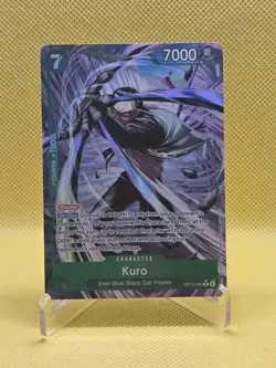 ONE PIECE Kuro (Alt Art) OP15-025 R Adventure on KAMI's Island ENGLISH OP15 - Image 1