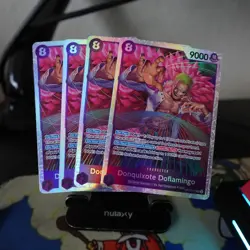 Donquixote Doflamingo x4 Play Set OP10-071 SR – Royal Blood – English One Piece - Image 1