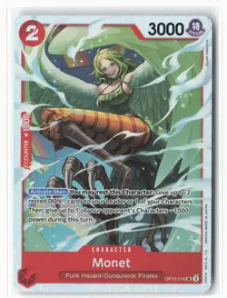 Monet SR OP10-016 One Piece Royal Blood - English Edition Super Rare - Image 1